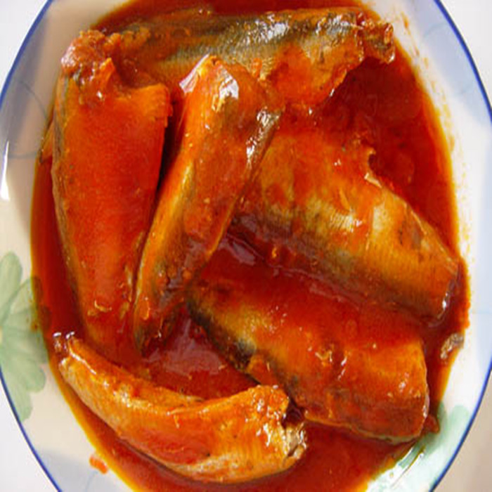 canned mackerel in tomato paste